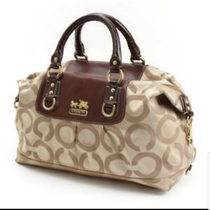Coach - Madison Sabrina Op Art Signature Satchel